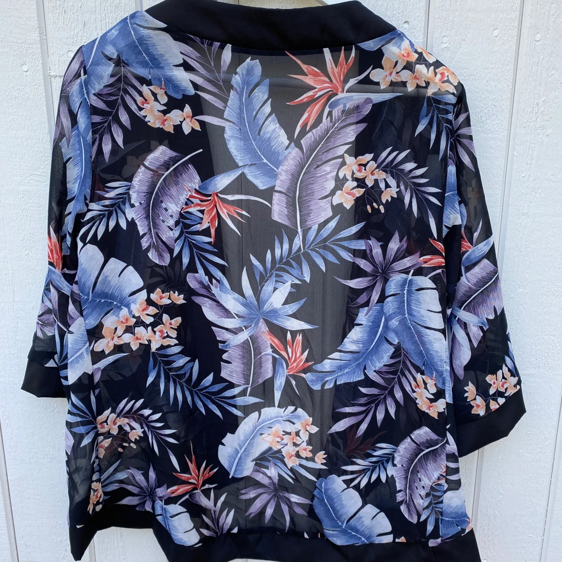 Tunn mönstrad kimono - 91