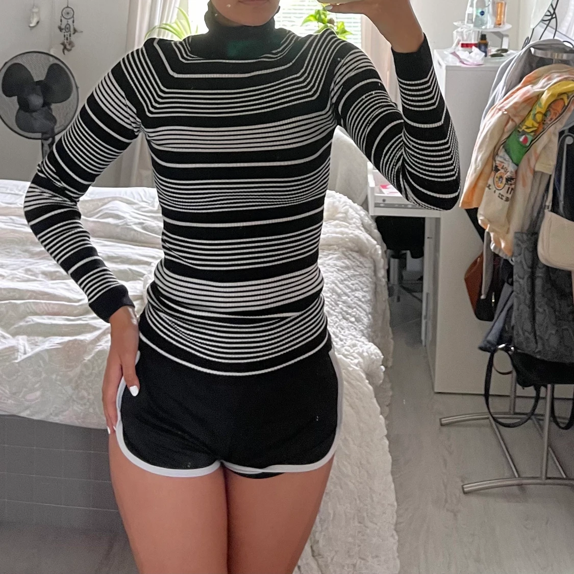 High neck tröja i strl S