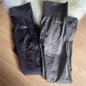 Drop of mindfullness - Såå fina träningstights i storlek S! Ett par bruna och ett par moss gröna! Ett par för 250kr eller båda för 450kr💓