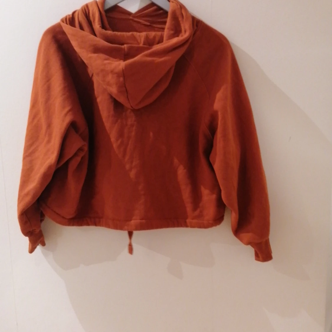 Orange brun magtröje hoodie  - 90