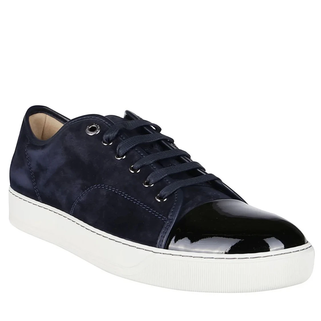 Lanvin patent cap toe sneaker - 91