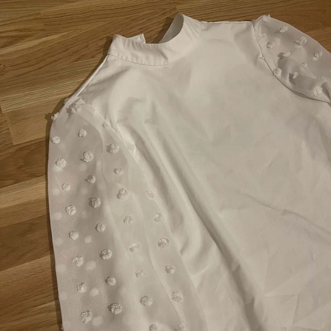 Vit blus/skjorta  - 90