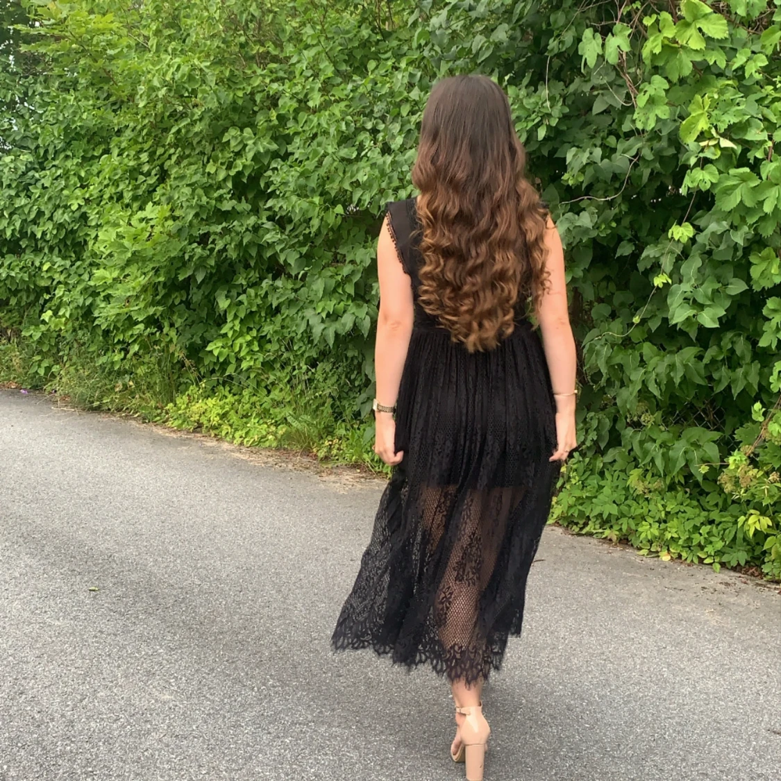 Svart sommarklänning - 90