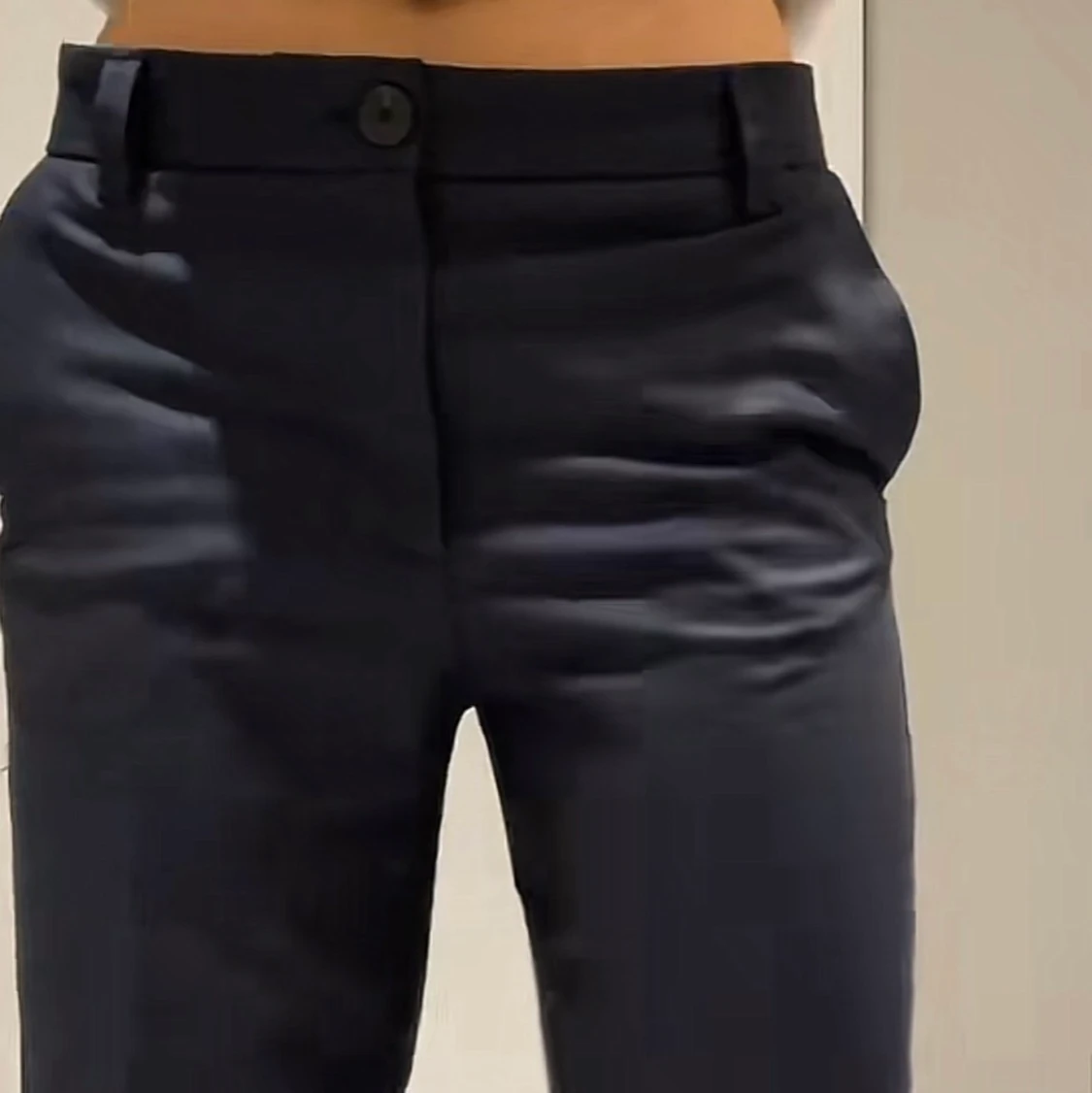 Lågmidjade kostymbyxor