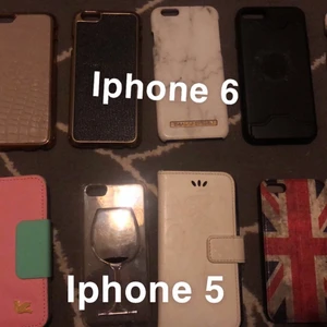 Mobilskal - För iphone 5 och 6 = 20-30kr/st För iphone 4 = 10kr/st