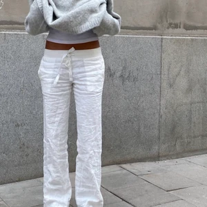 Linnebyxor - Linnebyxor från alobha label i strl M 💓