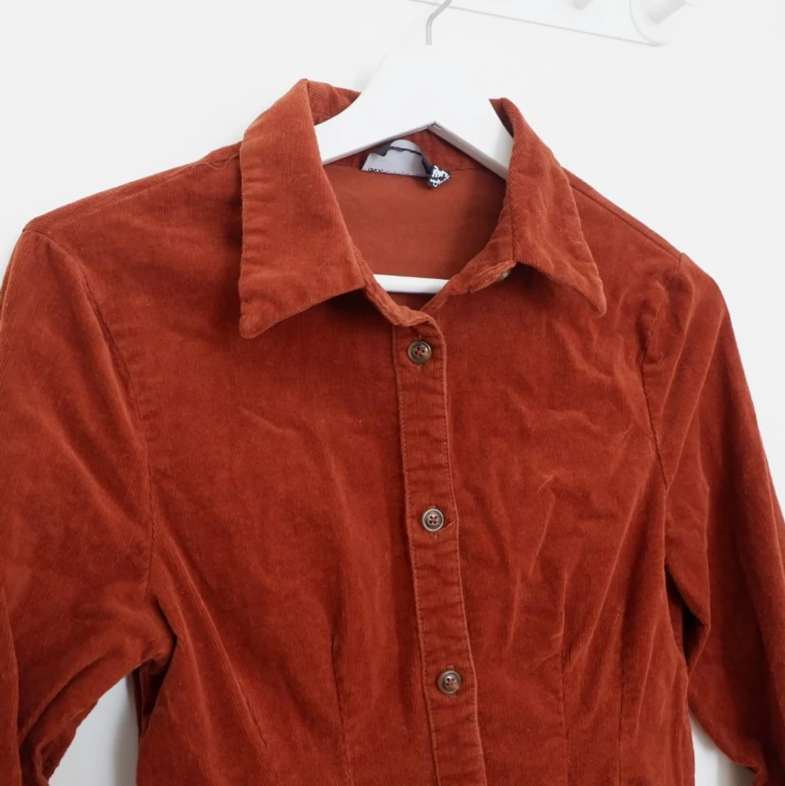 Manchester skjortklänning i rostrött / Asos Petite - 90