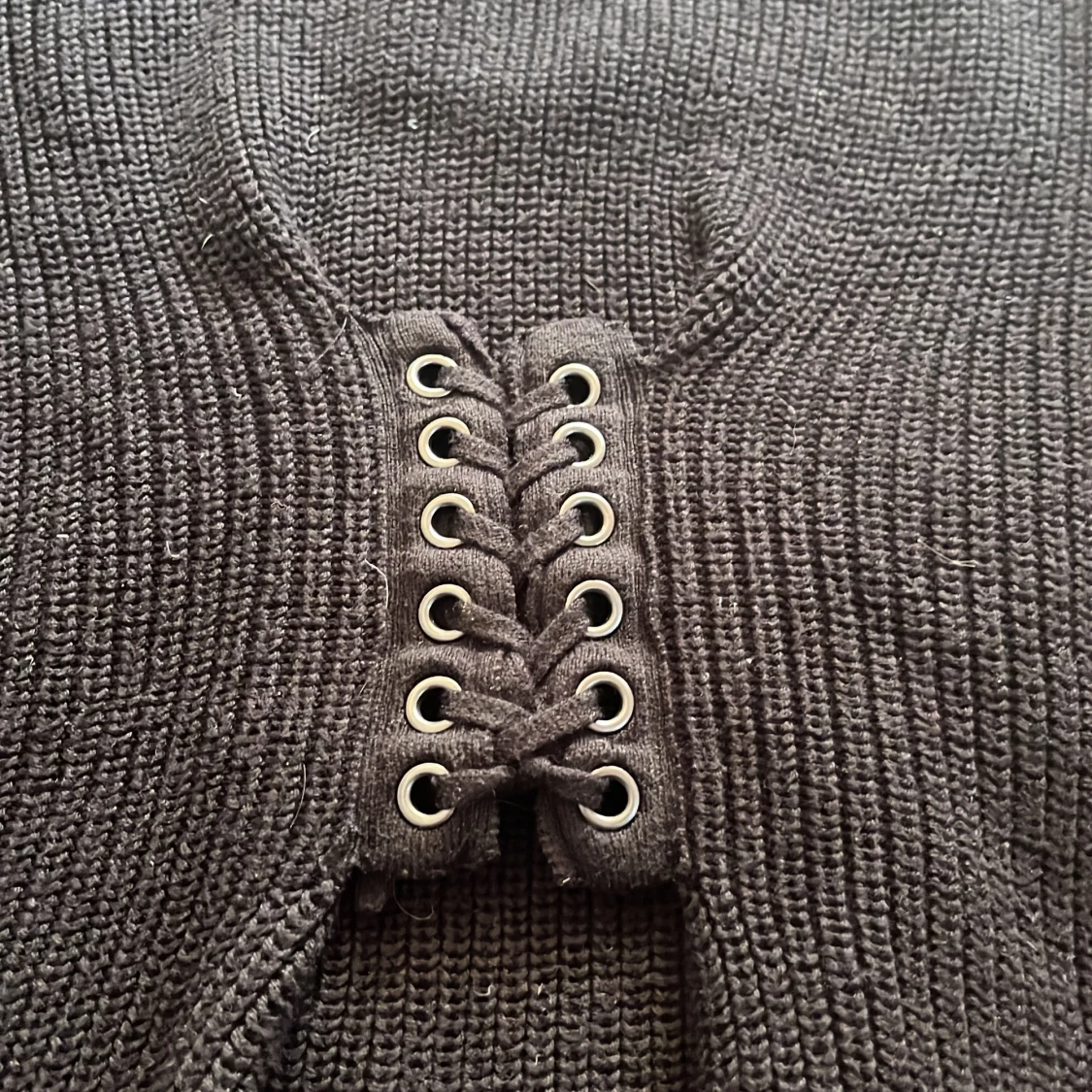 Stickad tröja strl S  - 90