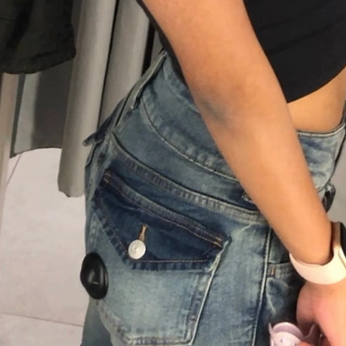 HM Låg midjade jeans - 90