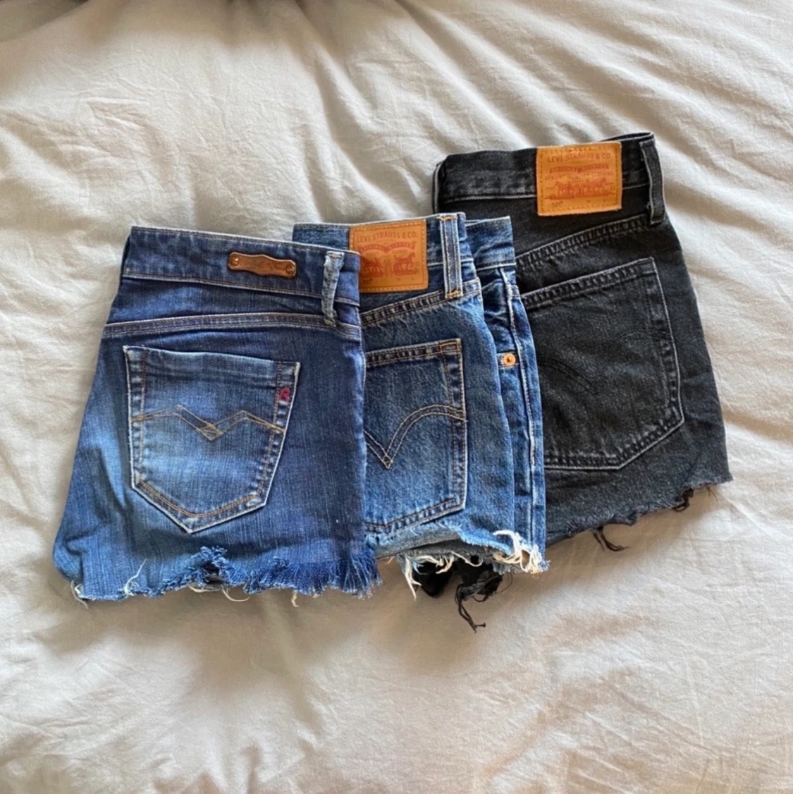 Vintage jeansshorts - 90