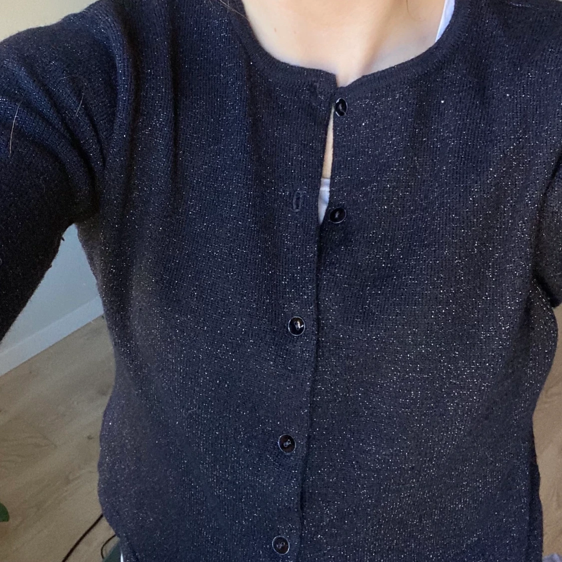 Glittrig blå kofta 💙 - 91