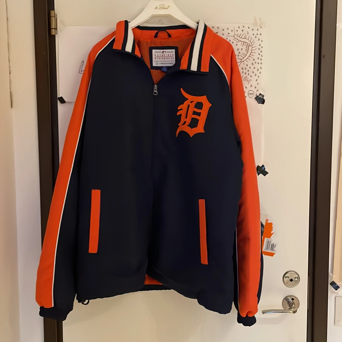 Äkta Detroit Tigers jacka från sent 90ta
