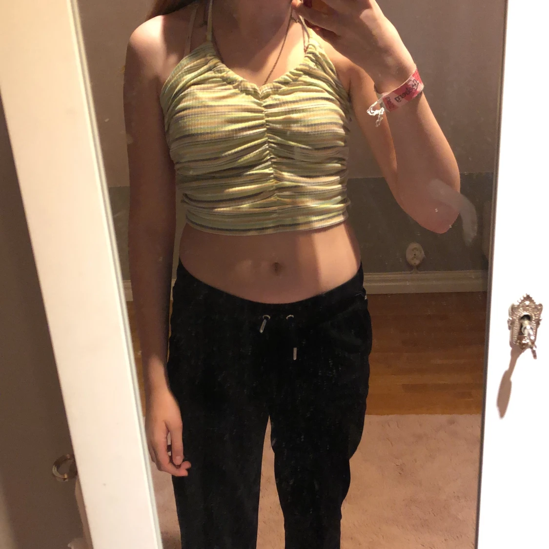 Grön tröja utan ärmar - 90