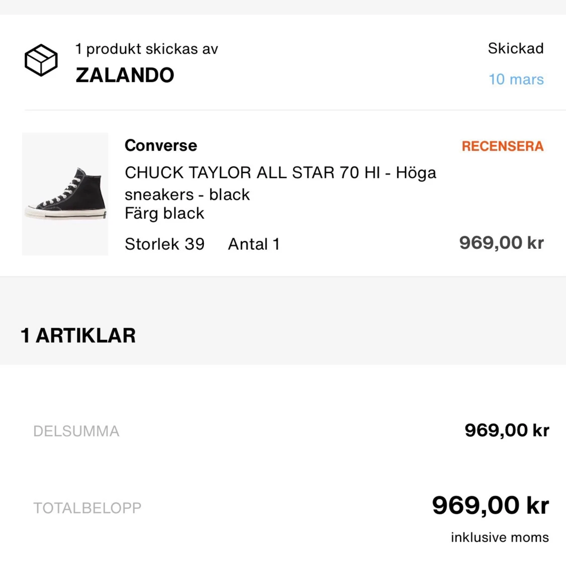 Converse TAYLOR all Star 70 High  - 91