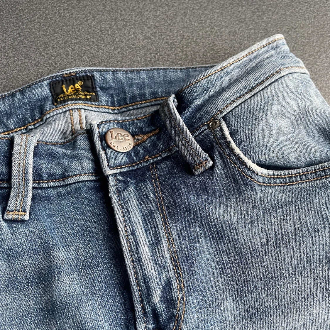 Blå jeans från Lee - 90