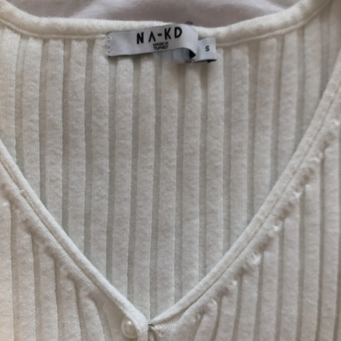 Trendig ribbstickad tröja - 91