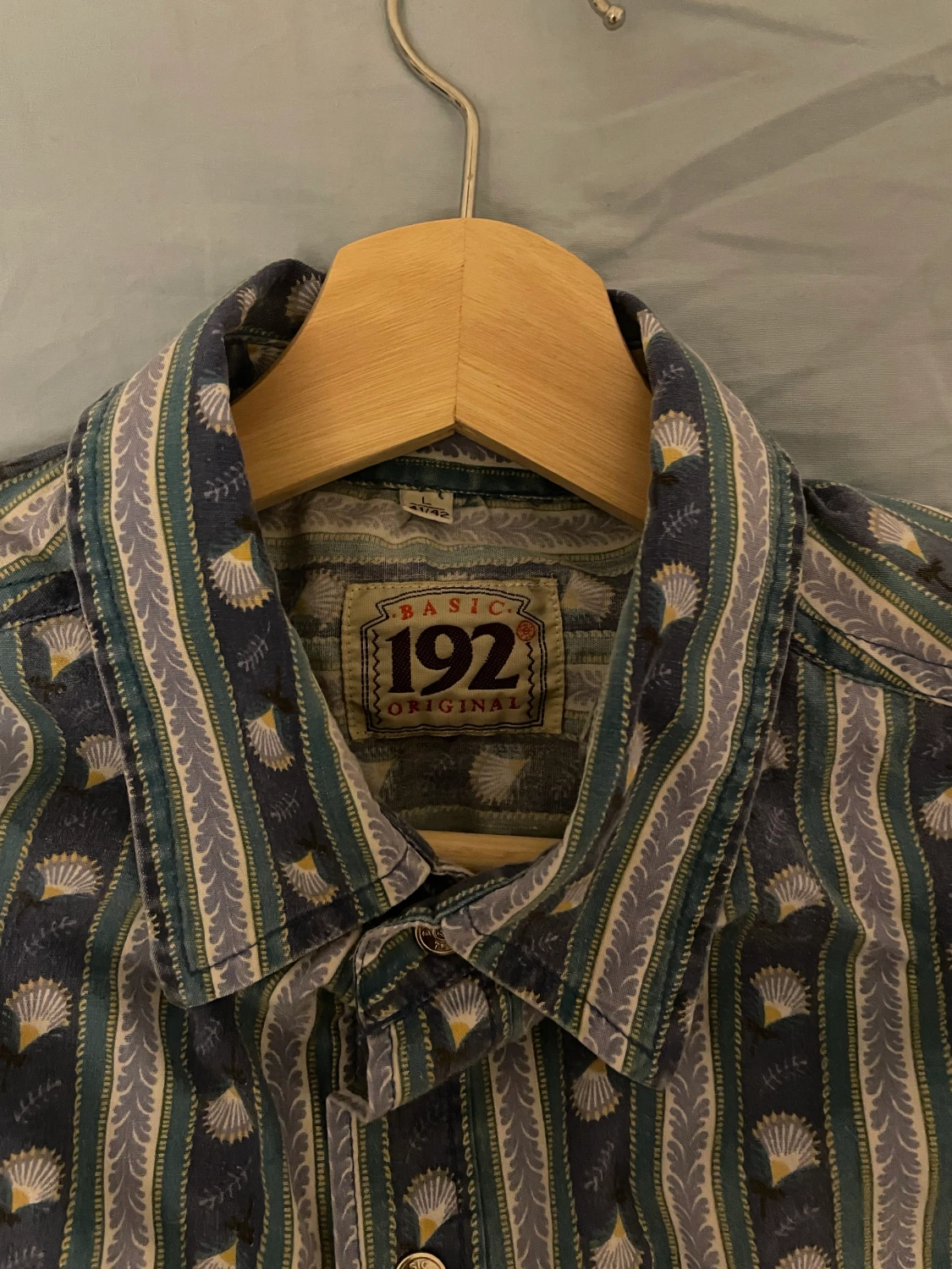 Mönstrad skjorta - 90