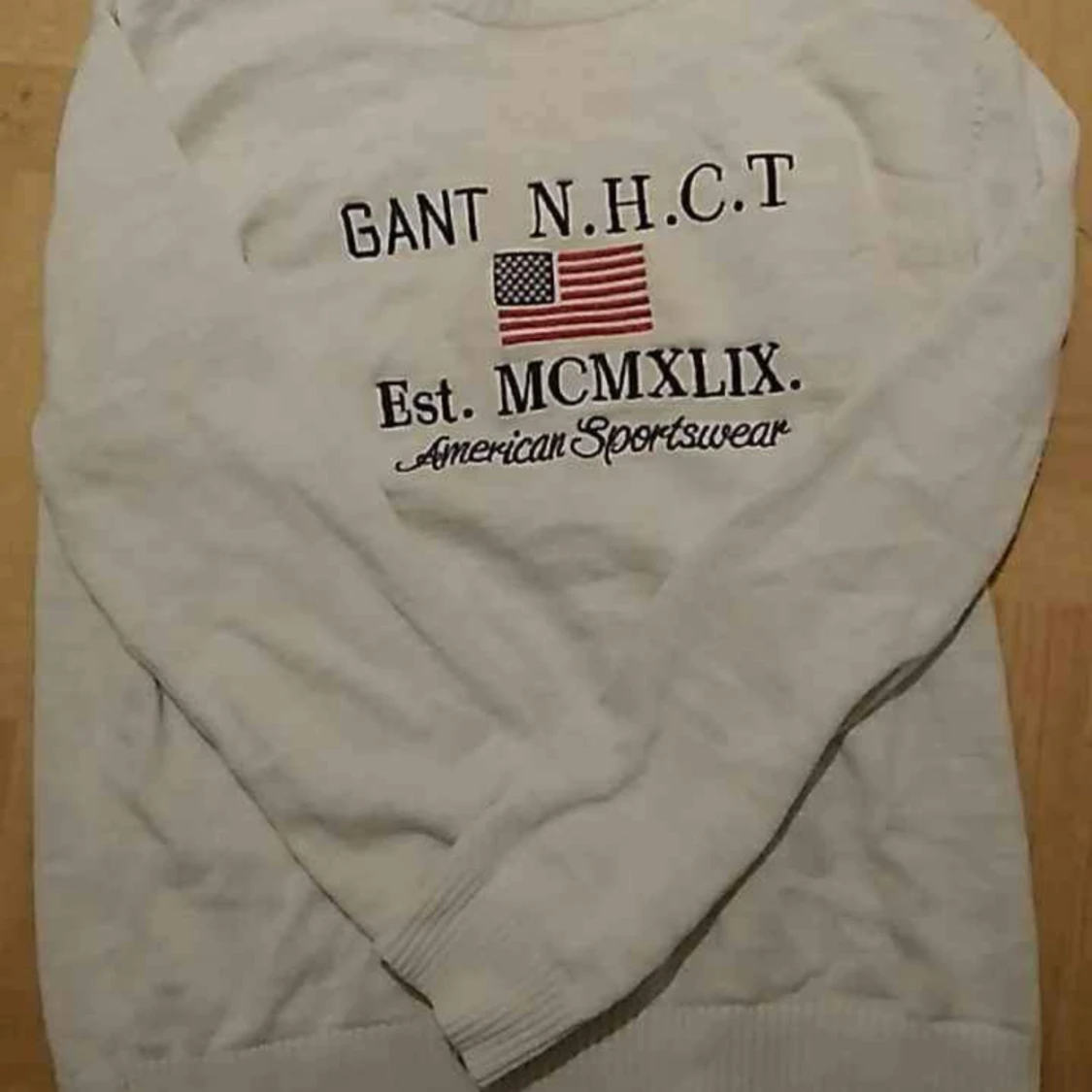 Vit Gant tröja STL M