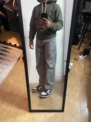 Levis grön hoodie - Avslappnad pass form. Passar 160-175 cm (180 om man e skinny ning). 