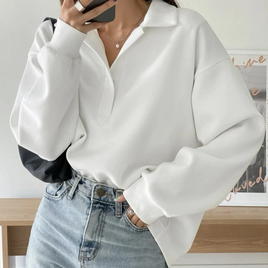 Oversize tröja  - 90