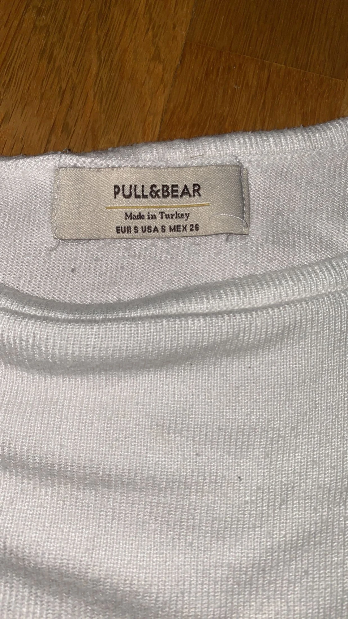 Vit långärmad tröja - 91