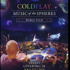 Söker 2 stycken ståplatser till Coldplay i Ullevi, Göteborg!! Vilken dag som helsy fungerae, kan betala 1500kr och uppråt för en☝️☝️