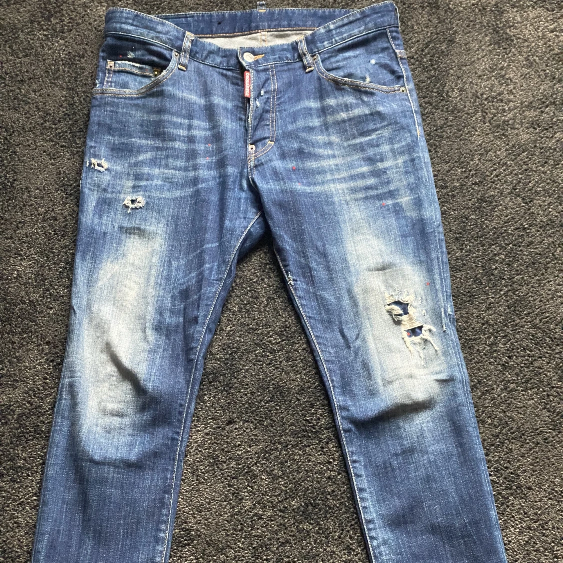 Dsquared2 - ”Skater Jeans” Blue with Red dots - 91