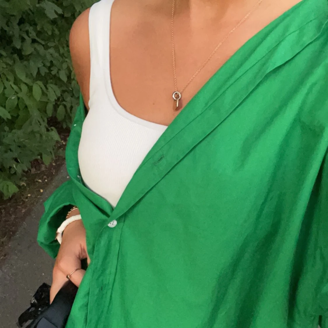 Grön snygg skjorta  - 90