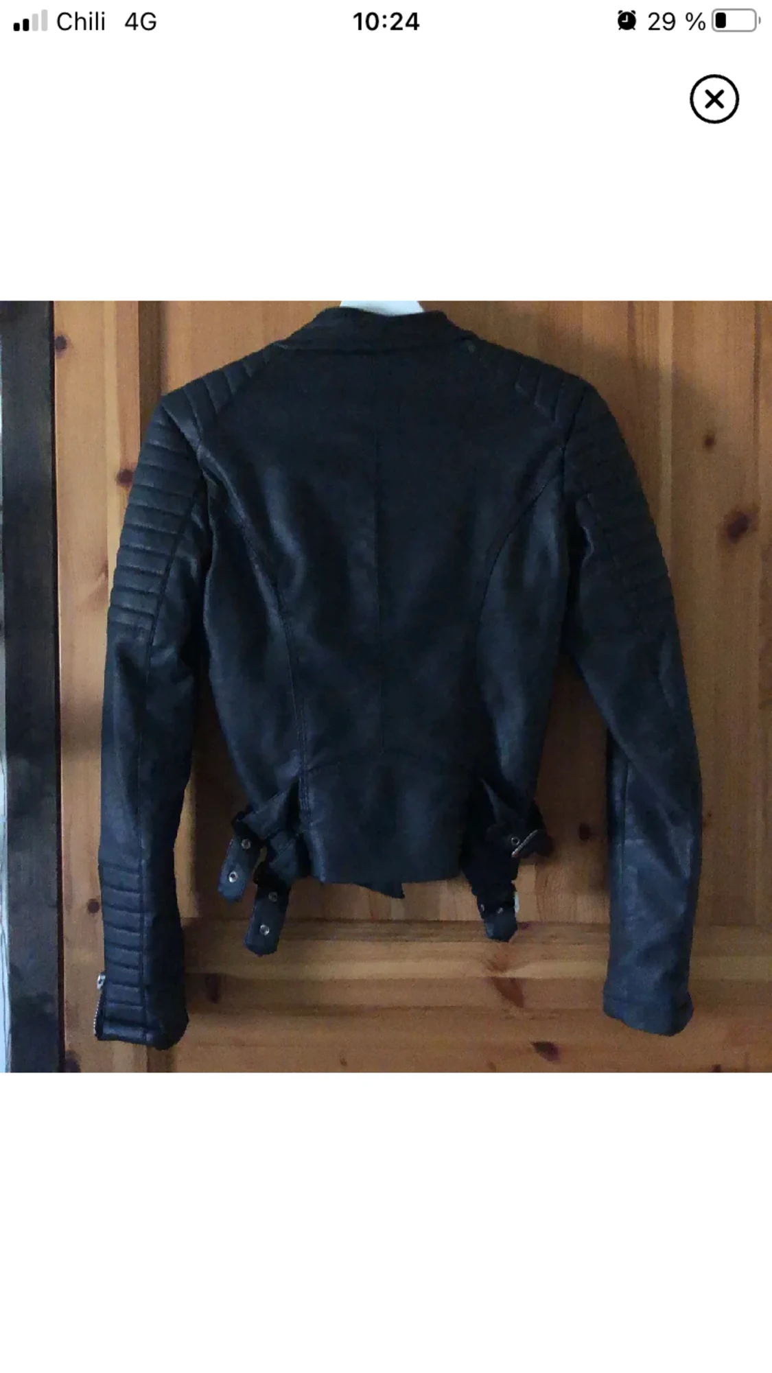 Läderjacka str 36 - 90