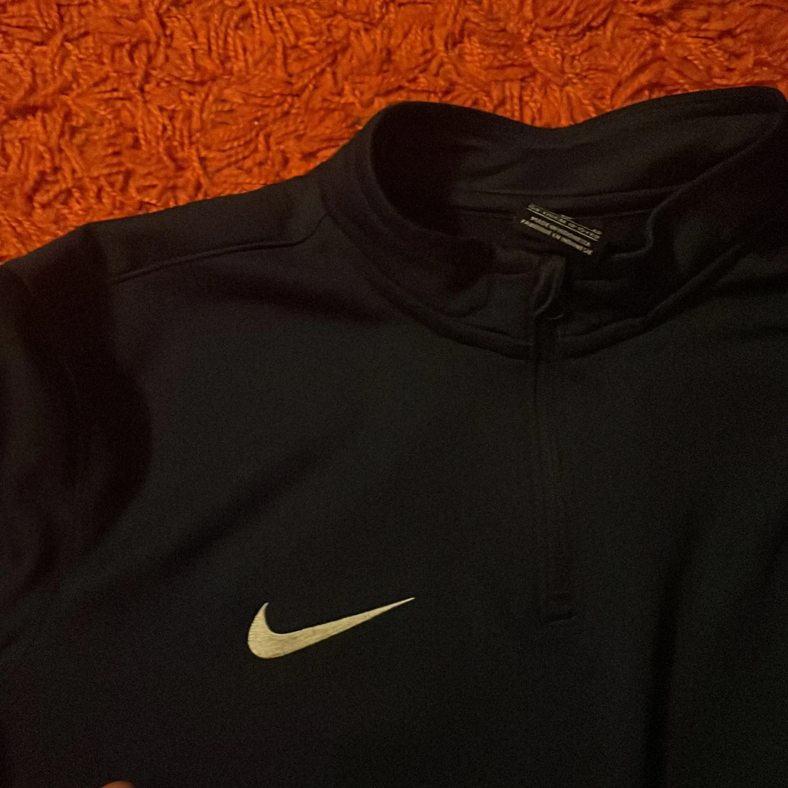 Nike blå kofta  - 90