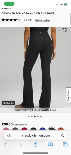 Lululemon  - Använda fåtal gånger. Mörkblåa. Storlek 0 och passar för mig som är xs/34 i vanliga fall, väldigt stretchiga