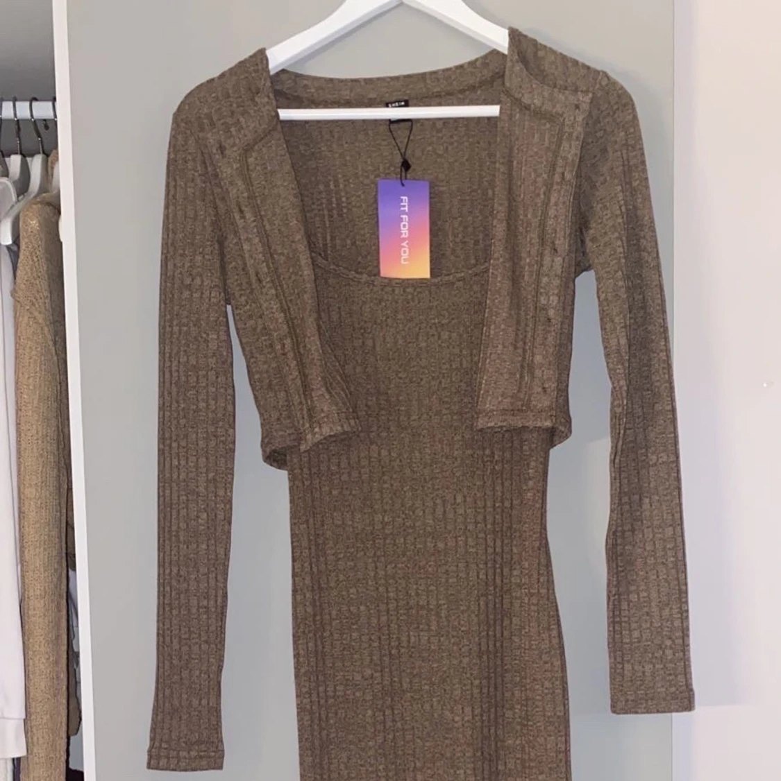 Brun klänning från shein 