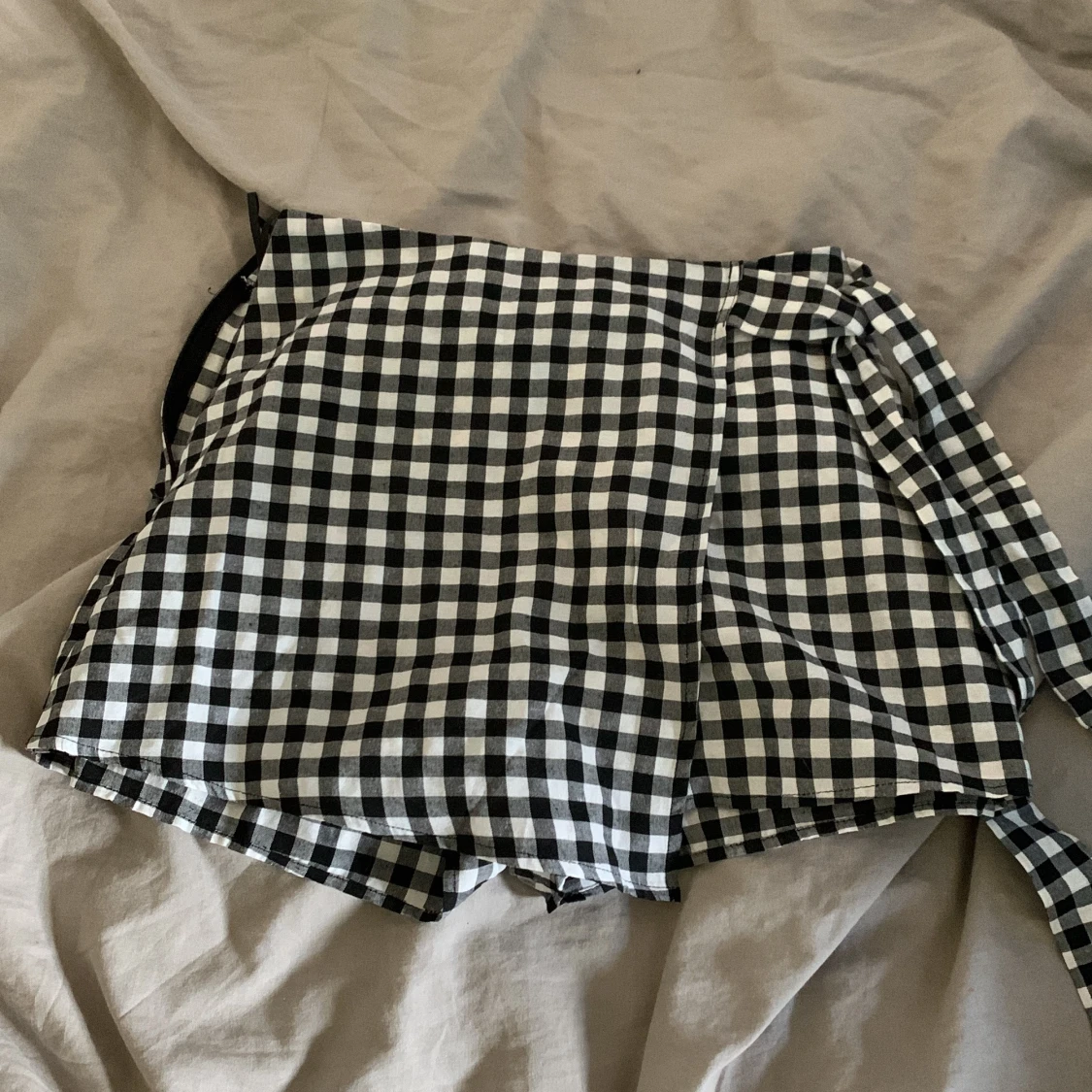 Rutiga shorts/kjol - 90