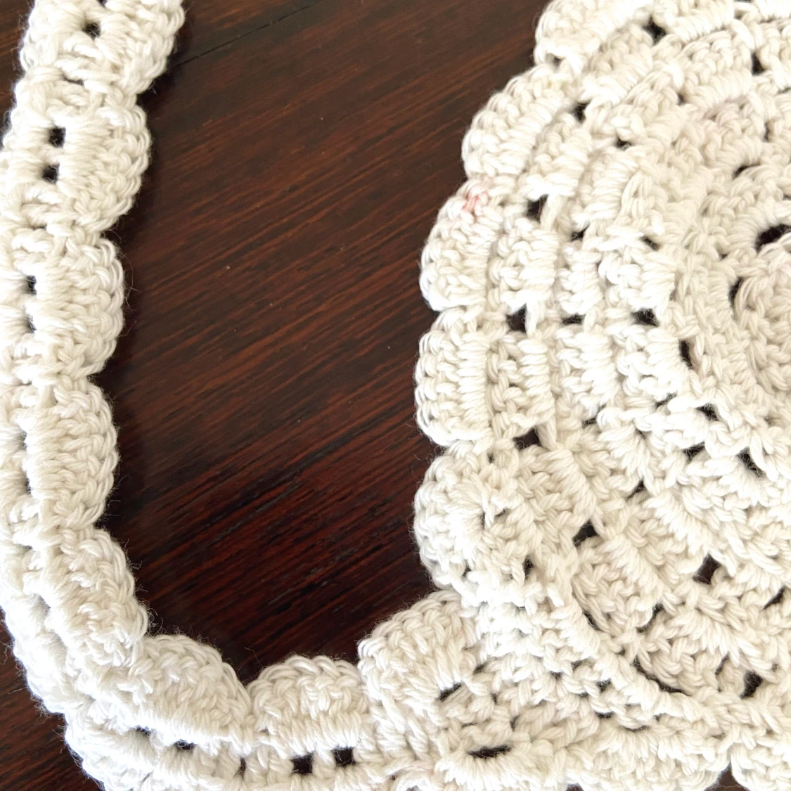 Virkad topp stickad - 91