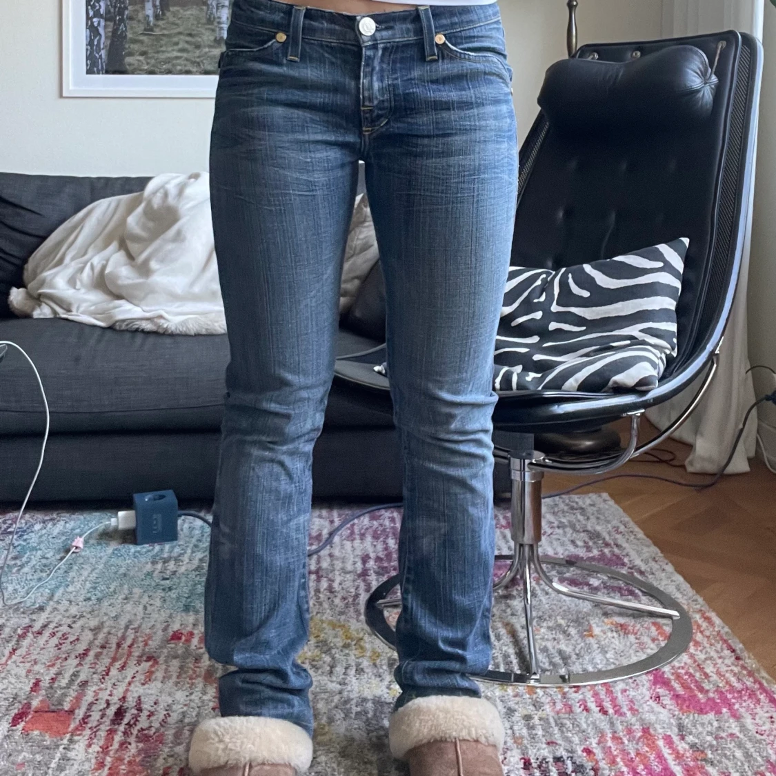 Lågmidjade jeans - 90