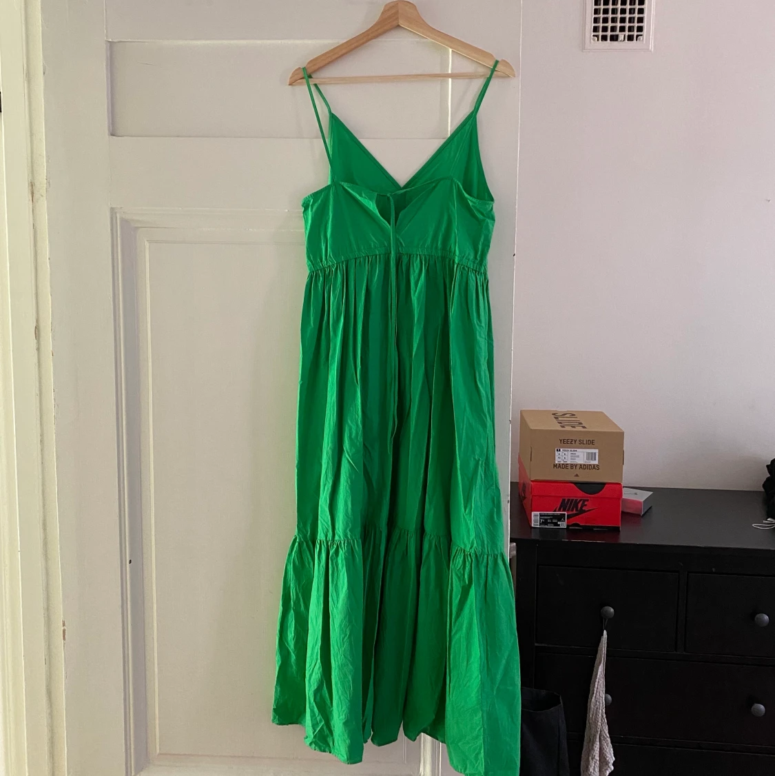 Arket grön långklänning, strl 36 - 90