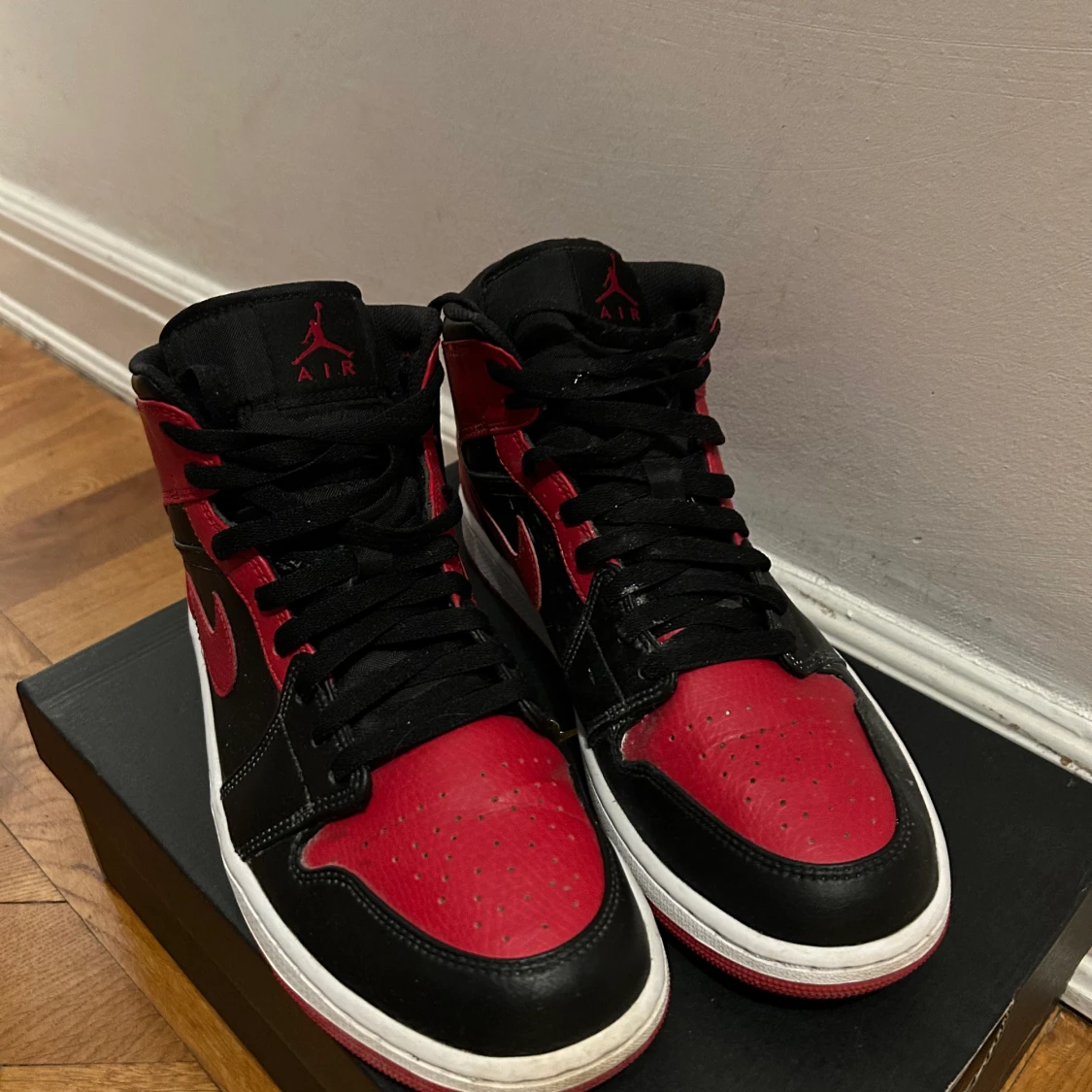 Air Jordan Mid röd - 91