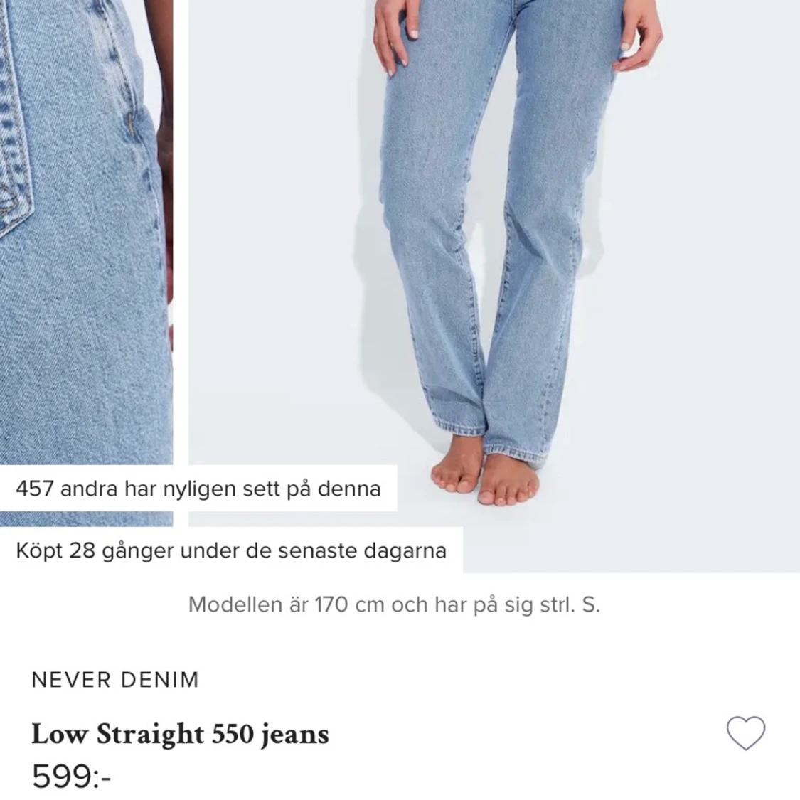 Bikbok low straight - 90