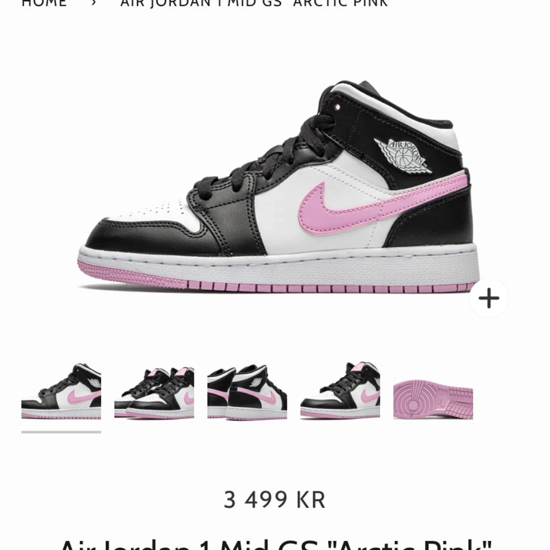 Jordan 1 arctic pink - 90
