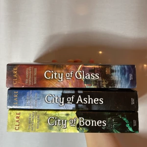 Mortal Instruments serien - Tre första böckerna i serien Mortal Instruments av Cassandra Clare Mycket fint skick Språk- Engelska 