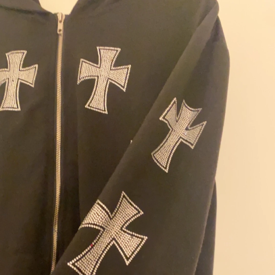 Rhinestone hoodie  - 91