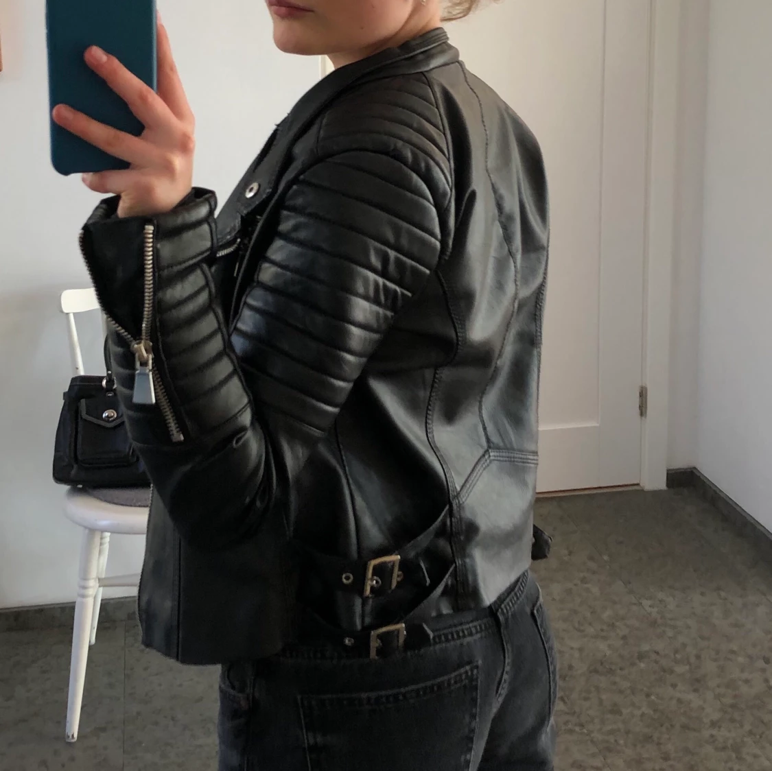 Snygg Voyelles skinnjacka  - 91