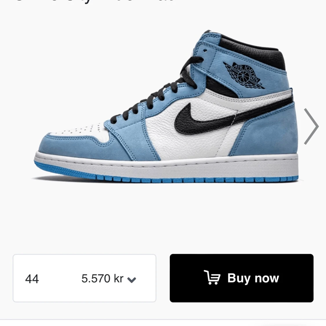 Jordan 1 university blue