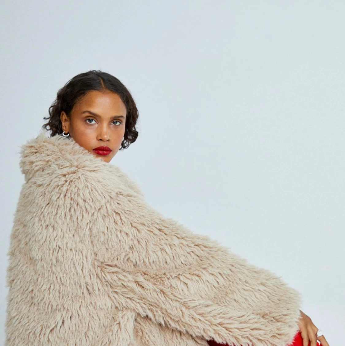 Fuskpäls jacka  - 90