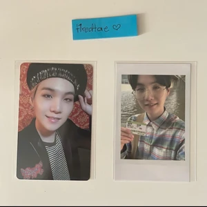 yoongi ssg & pola - säljer yoongi season greetings & polaroid för 50kr st 💓 + frakt på 13 kr  dm här eller på min insta @t1redtae för fler bilder/videos + proof 
