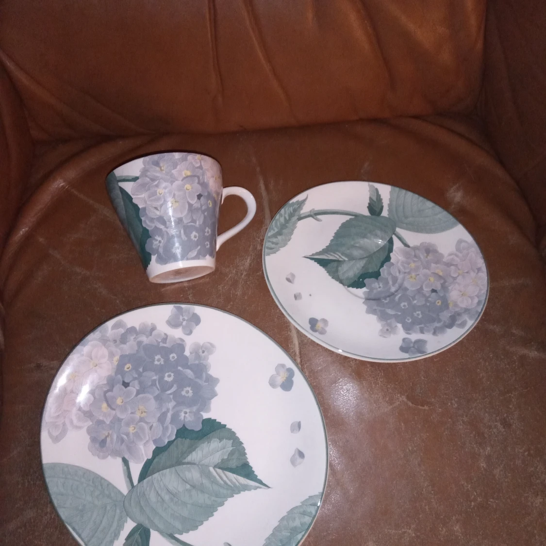 Set, Assiett,fat,kopp Sango The Larry Lazlo . - 90