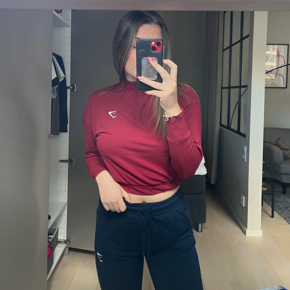 Blå mjukisbyxor Gymshark - 90