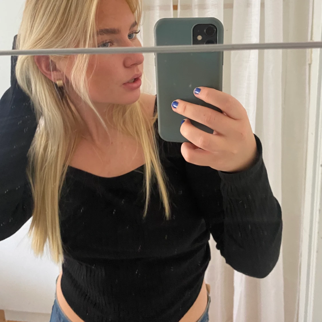 Svart topp zara  - 90