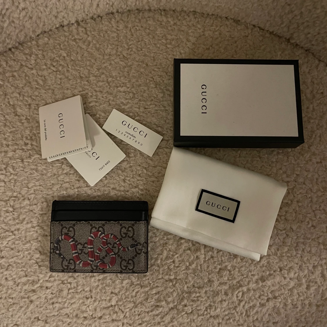 Gucci Kingsnake cardholder  - 90