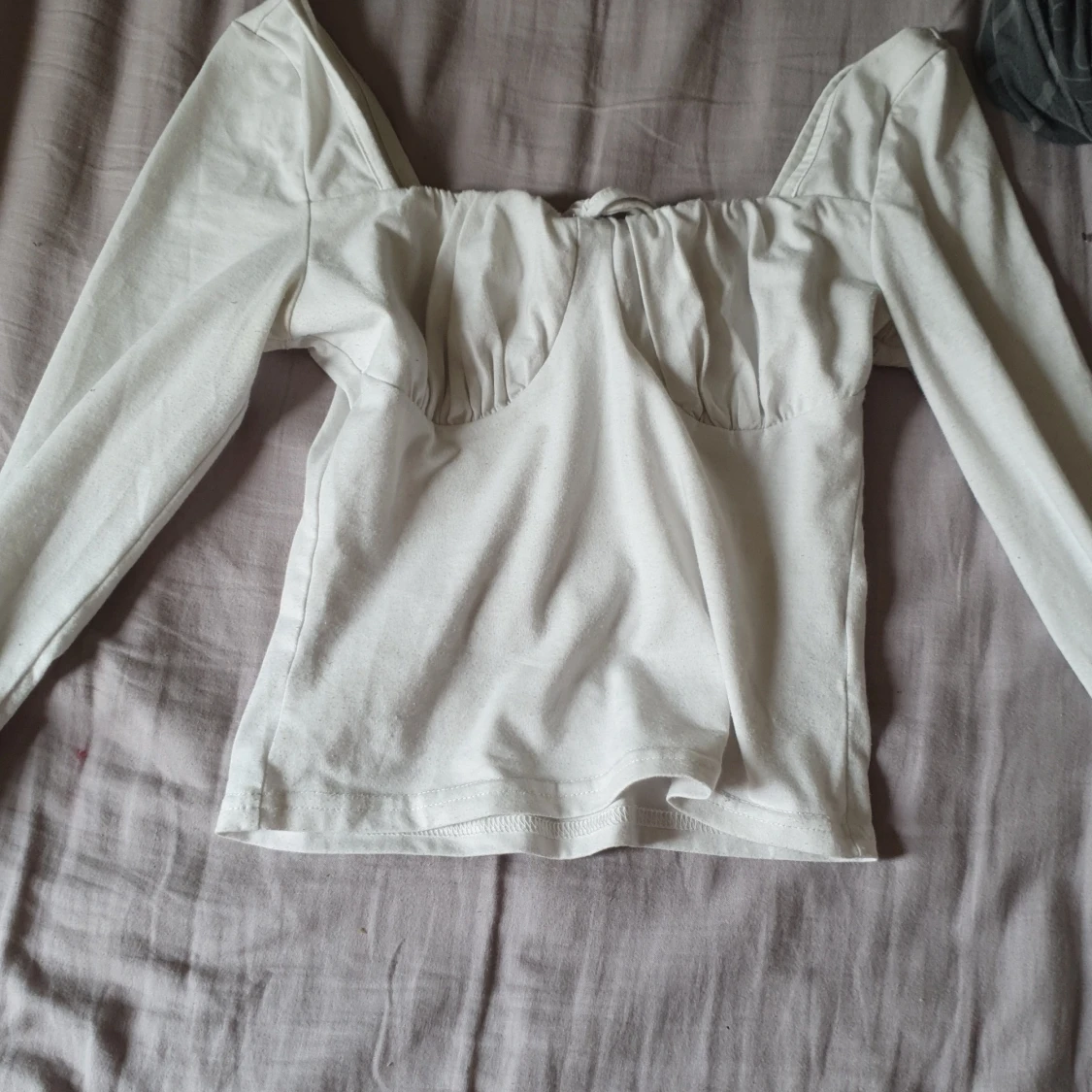 White long sleeve shirt - 90